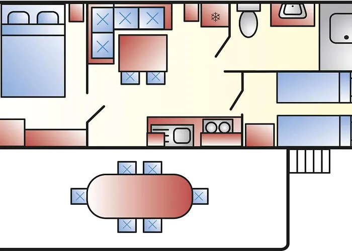 Albatross Mobile Homes On Cisano & San Vito S. P. A. Campsite